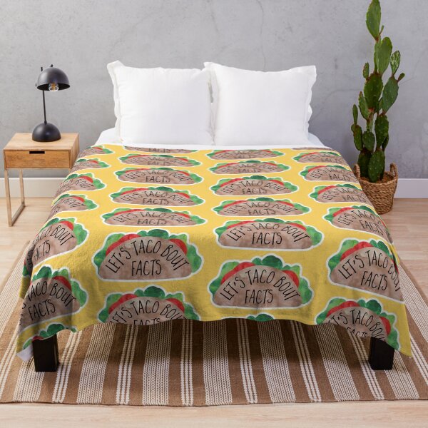 Item preview, Let’s Taco Bout Facts – Funny Taco Pun Design designed and sold by hitechmom.