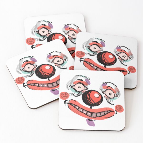 Item preview, Creepy Old Clown Grin designed and sold by DWStudioDrops.