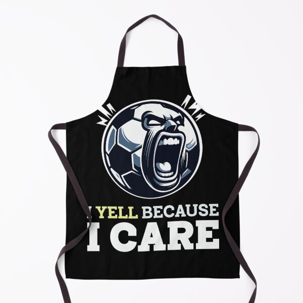 Item preview, I Yell Because I Care – Funny Soccer Coach Design designed and sold by Victor Shadehorn.