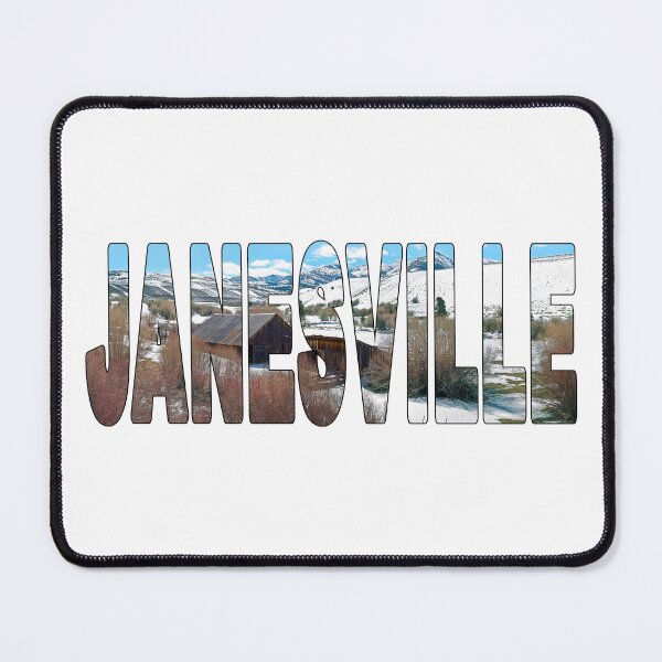 Item preview, JANESVILLE - California USA Winter Barn Snow covered Hills designed and sold by Adam Gormley.