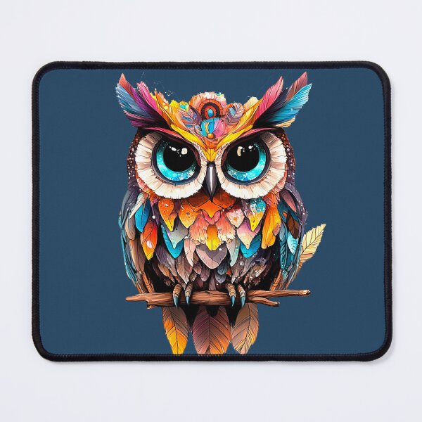 Item preview, Vibrant Enchanted Owl designed and sold by SaiLeiSie.