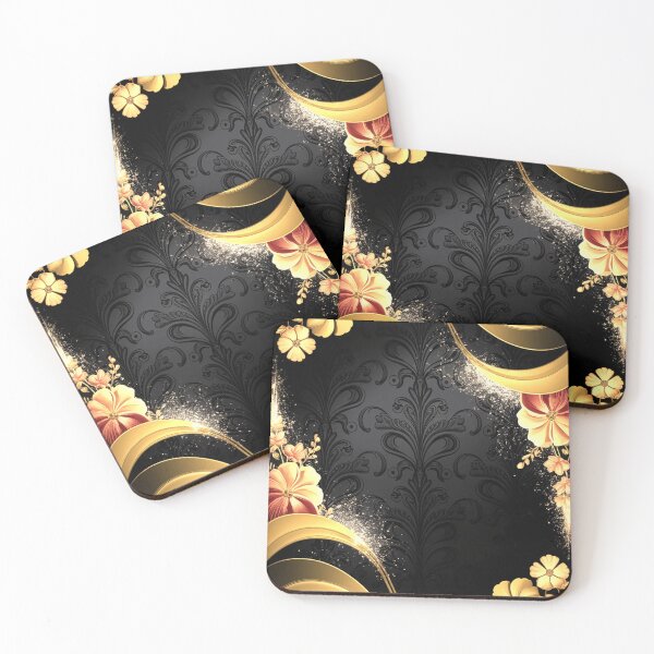 Item preview, Luxury Gold Floral Frame designed and sold by Exodoi.