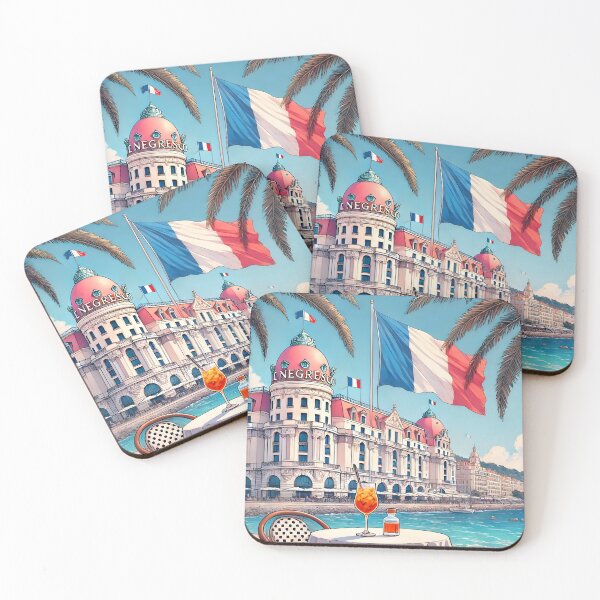 Item preview, An Aperol Spritz Toast to Nice's Charm designed and sold by unrealartwork.
