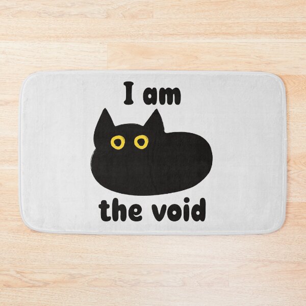Item preview, I Am The Void Black Cat designed and sold by Skull Fern.