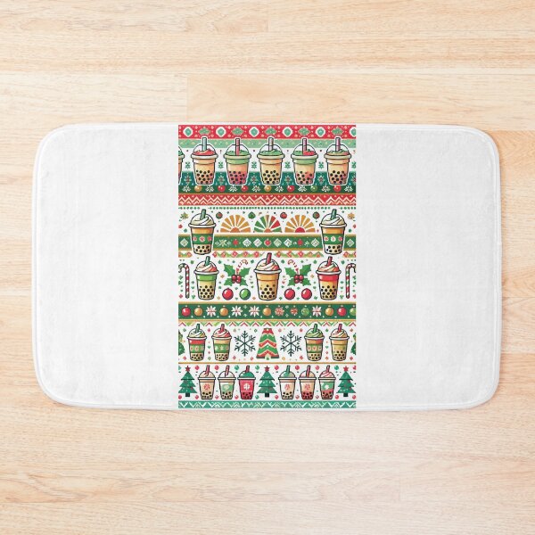 Item preview, Boba Christmas Sweater - Festive Holiday Bubble Tea  designed and sold by chantastical.