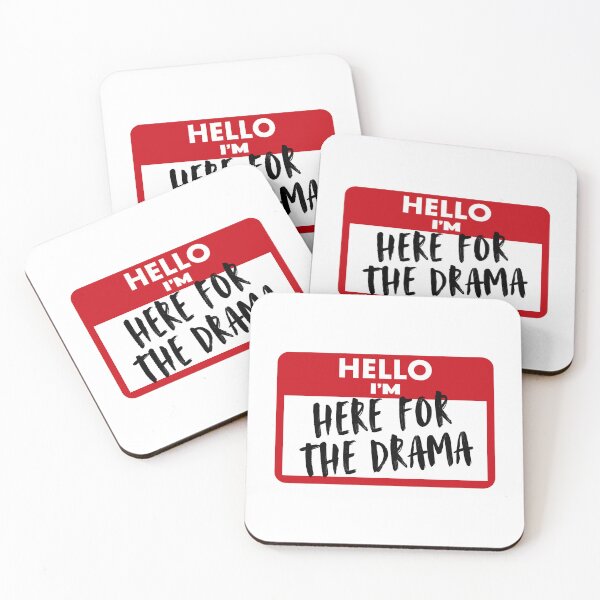 Item preview, I'm Here for the Drama designed and sold by Shrouded Unraveled.