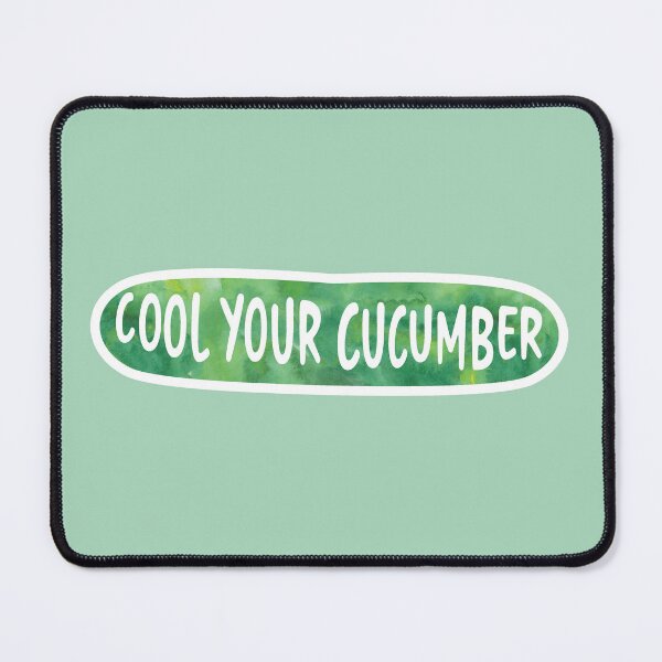 Item preview, Cool Your Cucumber - Funny Cucumber Pun Design designed and sold by hitechmom.