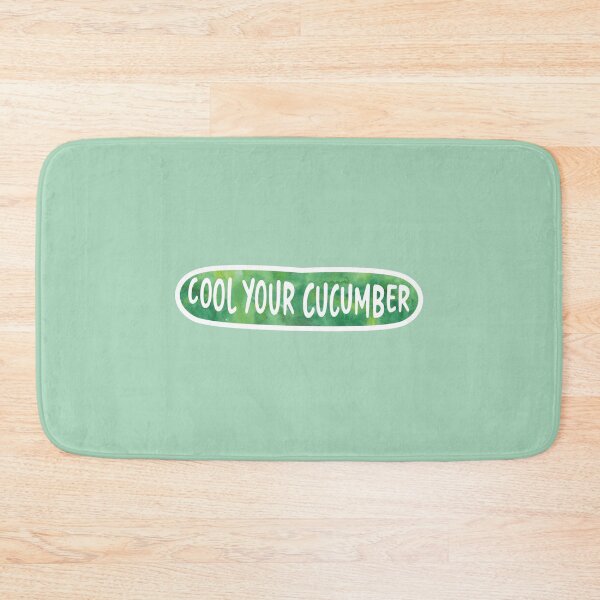 Item preview, Cool Your Cucumber - Funny Cucumber Pun Design designed and sold by hitechmom.