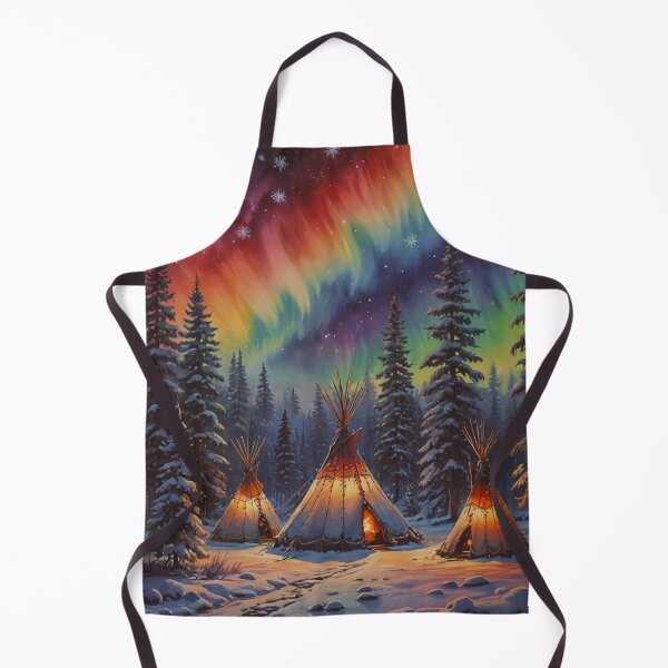 Item preview, Northern Lights Winter Tipi Encampment designed and sold by JMWCD.