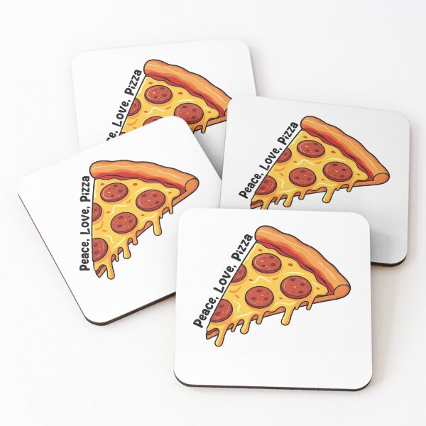 Item preview, Peace Love Pizza designed and sold by zombiemama.
