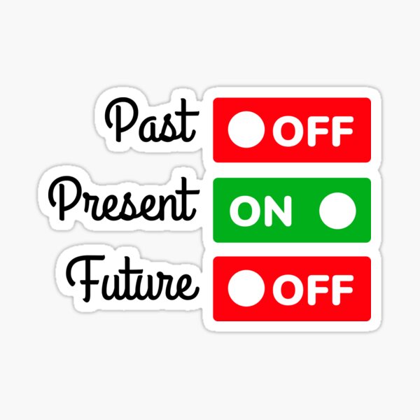 Past - Present - Future - Color Pegatina