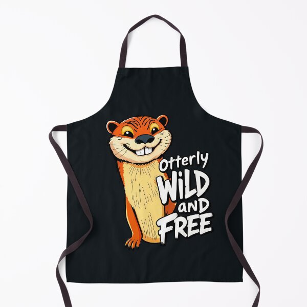 Item preview, Otterly Wild And Free Cute Otter Quote designed and sold by TheArtOfPat.