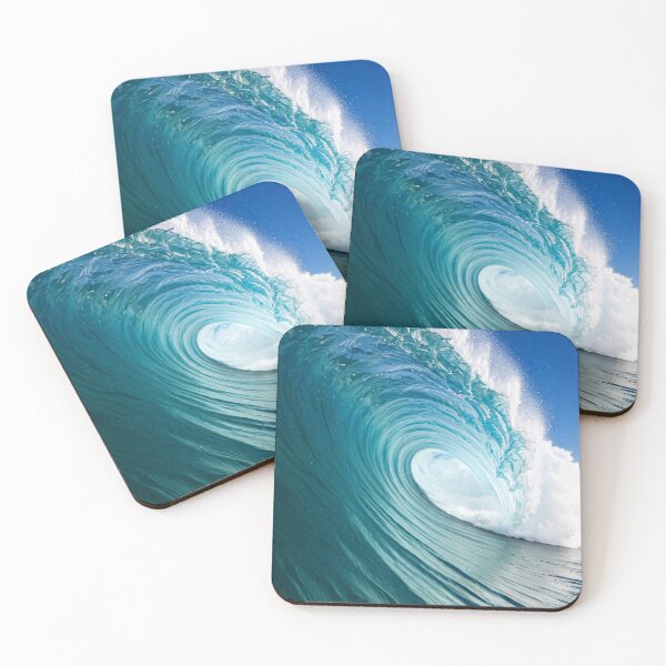 Item preview, A powerful ocean wave curls majestically under a clear blue sky, showcasing the beauty and force of nature designed and sold by homydesign.