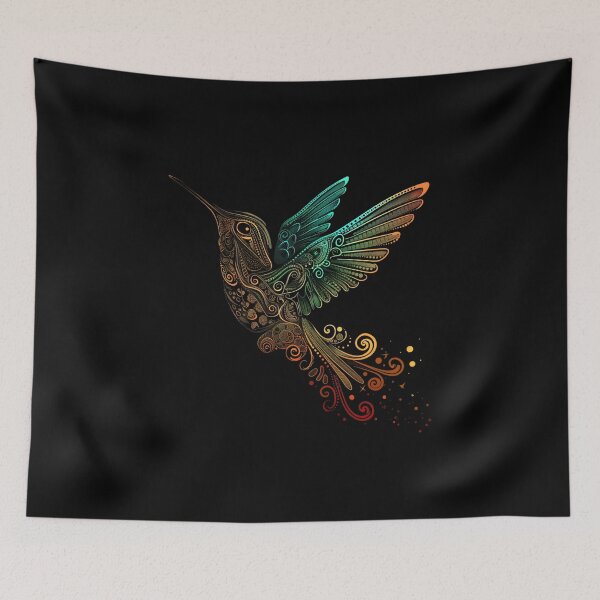 Item preview, Stylized Hummingbird 4 designed and sold by HarmonyTheKoala.