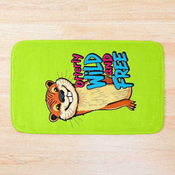 Item preview, Otterly Wild And Free Cute Otter Quote designed and sold by TheArtOfPat.
