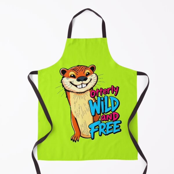 Item preview, Otterly Wild And Free Cute Otter Quote designed and sold by TheArtOfPat.