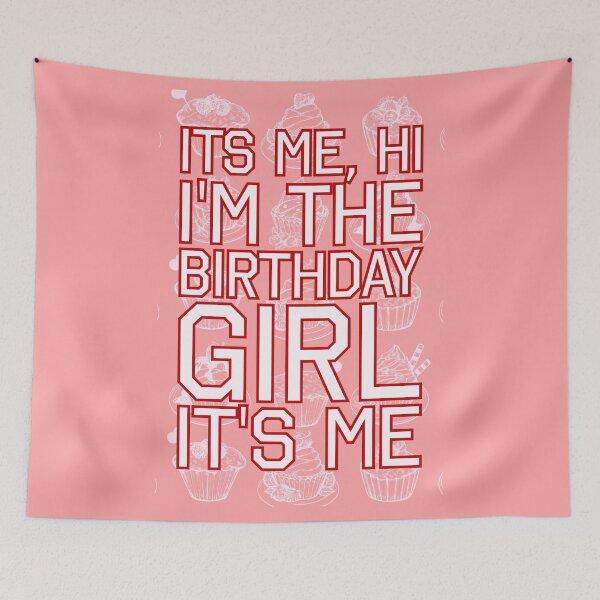 Item preview, it's me hi i'm the Birthday Girl it's me taylor swift birthday Card designed and sold by spicystylesco.