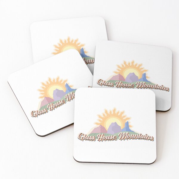 Item preview, Glass House Mountains Retro designed and sold by Second Summit  Designs.
