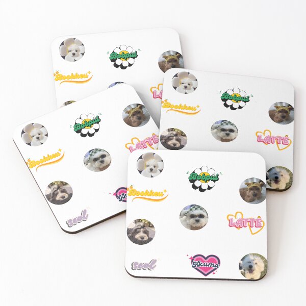 Item preview, seventeen kpop dogs sticker pack designed and sold by mochihoshi.