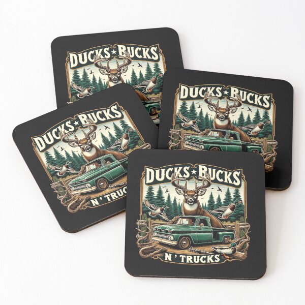Item preview, Ducks, Bucks, and Trucks Hunting Design designed and sold by AlienOccupation.
