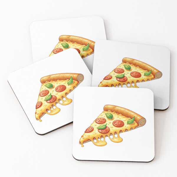 Item preview, Cheesy Pepperoni Pizza Slice Design designed and sold by Little Care Studio.