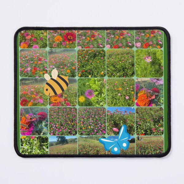 Item preview, Zinnia fields  designed and sold by Punkinchunk.