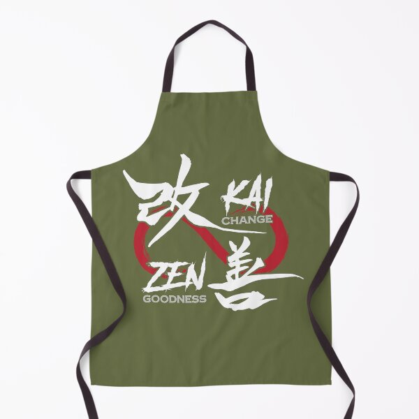 Item preview, KAI ZEN Change Goodness (white on red) designed and sold by QICuriosities.