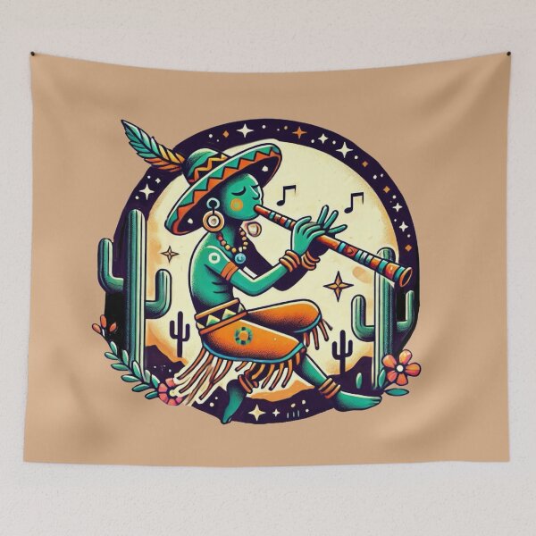 Item preview, Indigenous Native American Kokopelli designed and sold by Myra365Art.