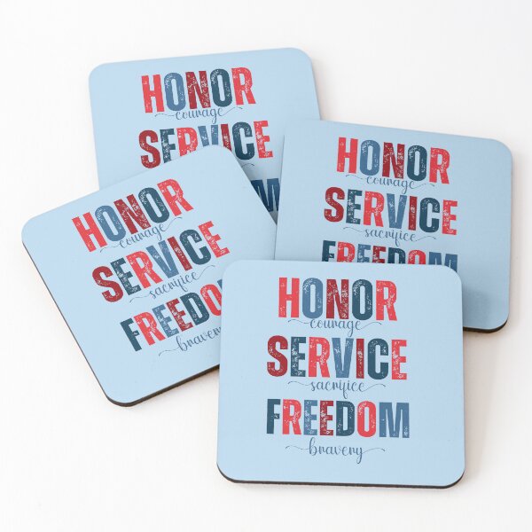 Item preview, Distressed Patriotic Honor, Service, Freedom designed and sold by AlienOccupation.