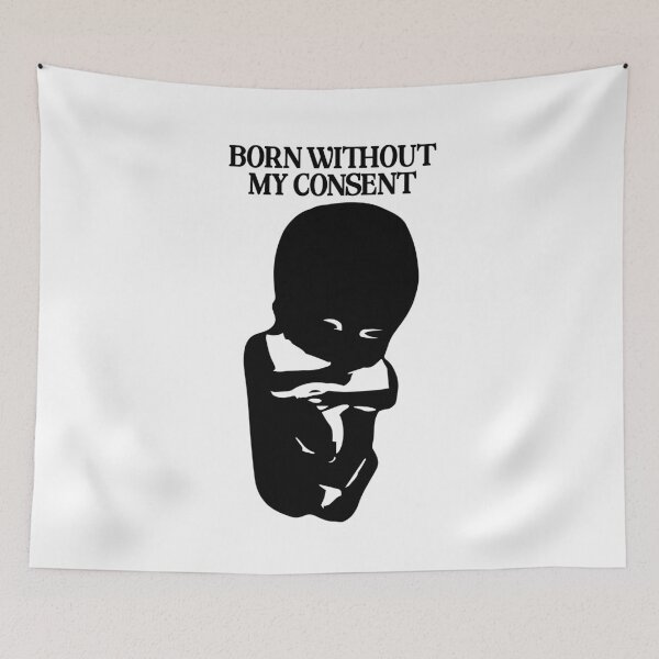 Item preview, Born Without My Consent - Ver. 2 black designed and sold by R-A Designs.