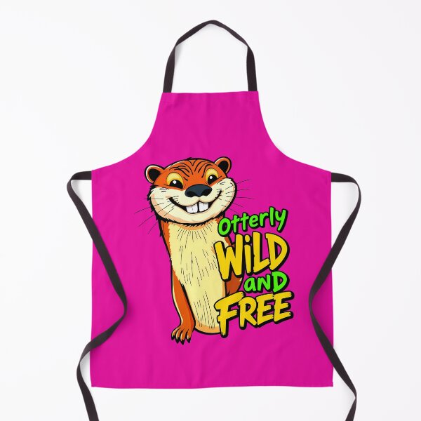 Item preview, Otterly Wild And Free Cute Otter Quote designed and sold by TheArtOfPat.