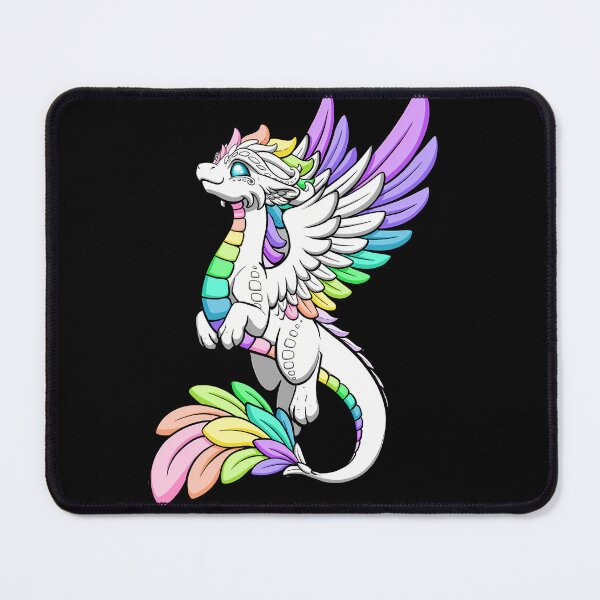 Item preview, White Rainbow Dra.gon designed and sold by cocoshoppy.