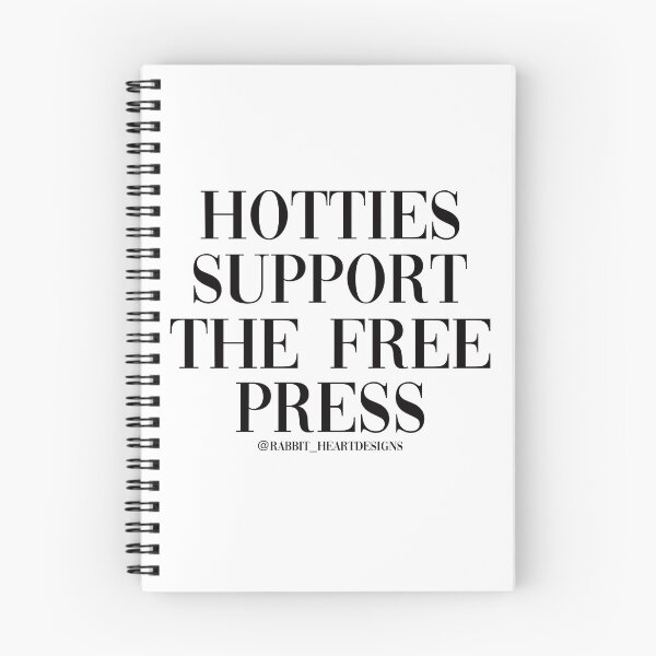 Item preview, Hotties Support the Free Press designed and sold by RabbitHeartArt.