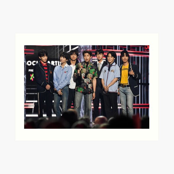 Love Yourself Billboard Music Awards Art Print By Crystall1z3d Redbubble