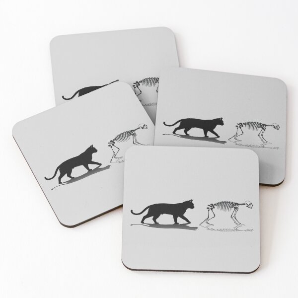 Item preview, Schrödinger's Cat Skeleton Design – Science Meets Philosophy designed and sold by Wildm3n8.