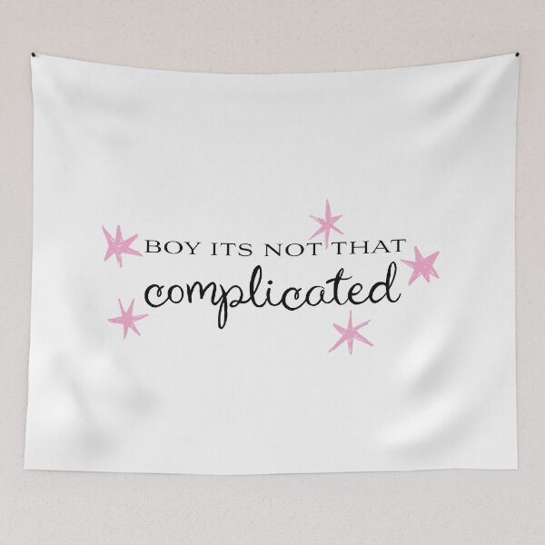 Item preview,  boy its not that complicated good graces sabrina carpenter lyrics  designed and sold by spicystylesco.