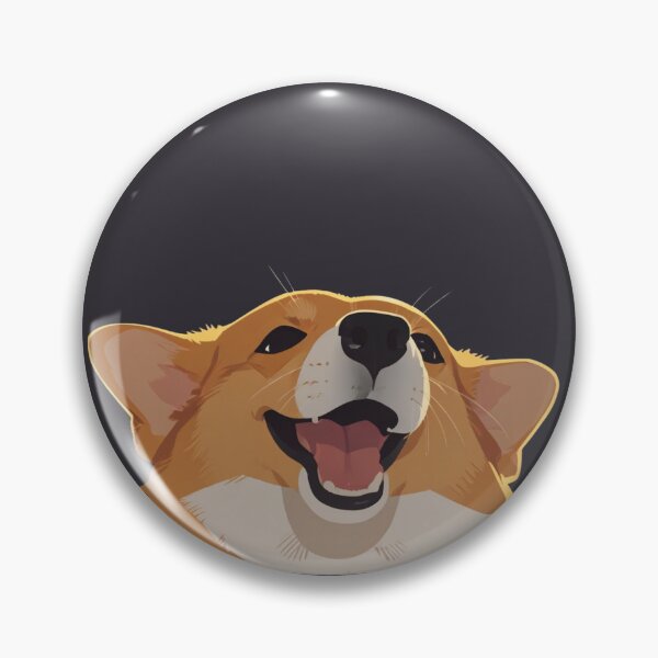 Item preview, A happy Corgi peeking from the camera designed and sold by PawPurfect.