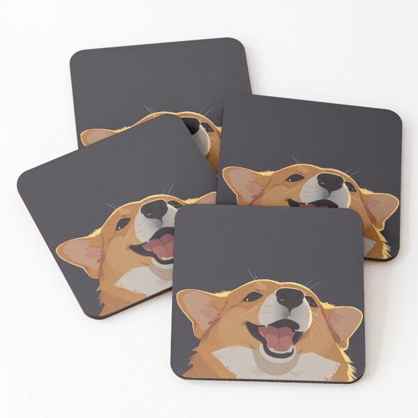 Item preview, A happy Corgi peeking from the camera designed and sold by PawPurfect.