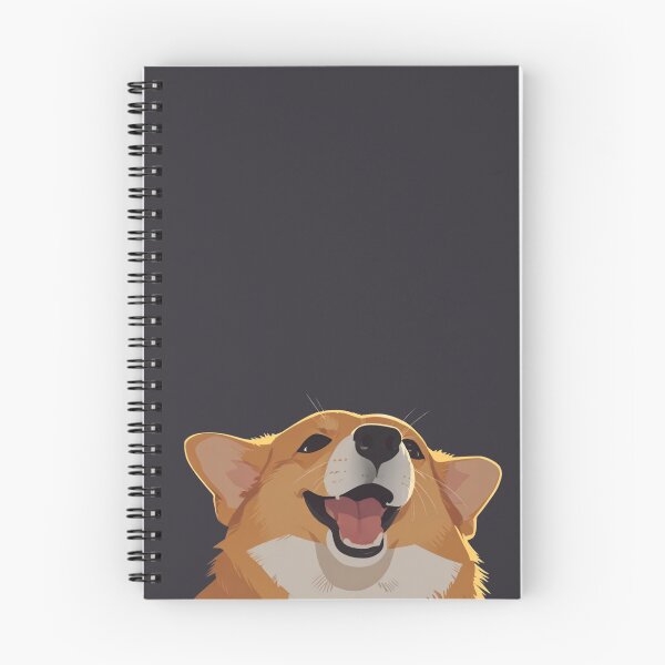 Item preview, A happy Corgi peeking from the camera designed and sold by PawPurfect.