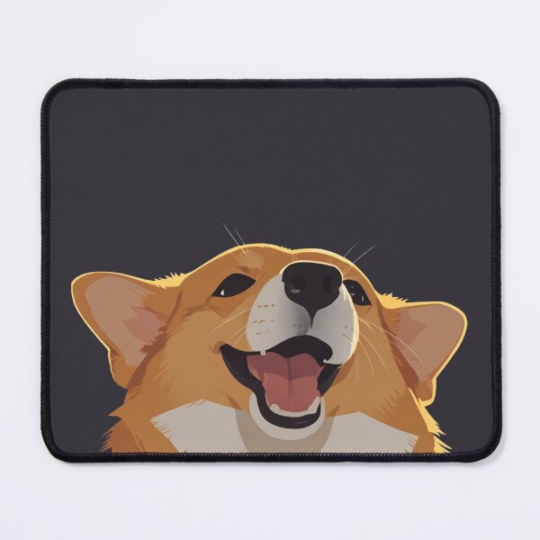 Item preview, A happy Corgi peeking from the camera designed and sold by PawPurfect.