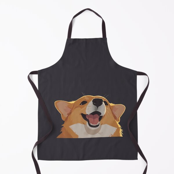 Item preview, A happy Corgi peeking from the camera designed and sold by PawPurfect.