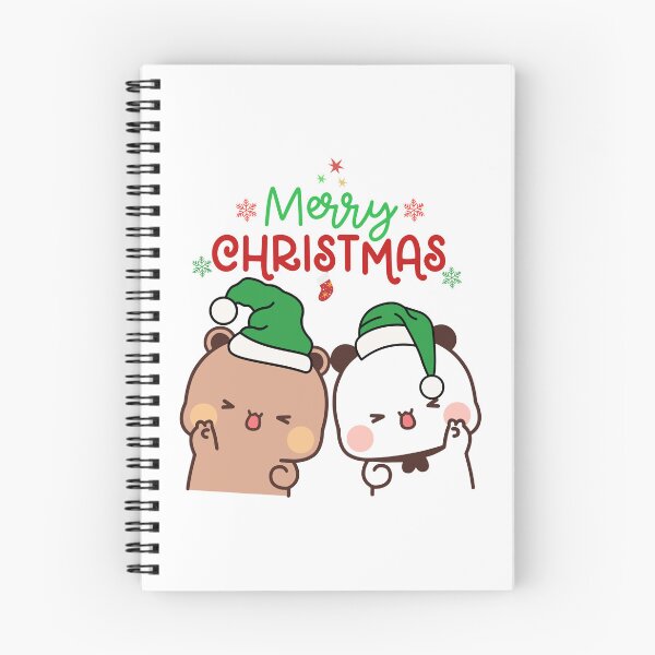 Item preview, Merry Christmas from DuDu Bear and BuBu Panda designed and sold by Pandety.