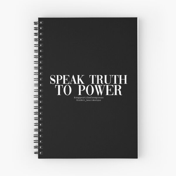 Item preview, Speak Truth to Power White Text designed and sold by RabbitHeartArt.
