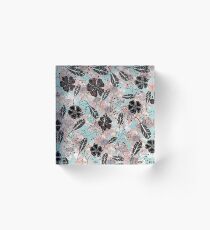 jungle pattern Acrylic Block
