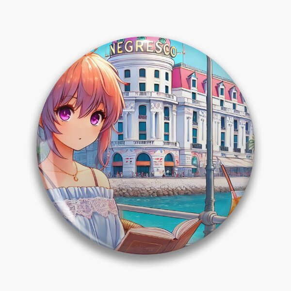 Item preview, French Riviera with a Touch of Japanese Anime designed and sold by unrealartwork.