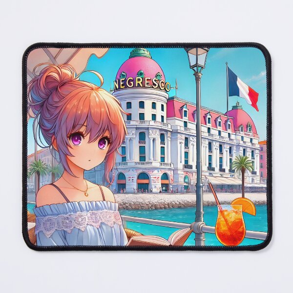 Item preview, French Riviera with a Touch of Japanese Anime designed and sold by unrealartwork.