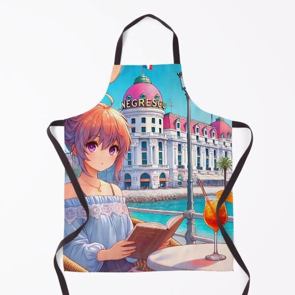 Item preview, French Riviera with a Touch of Japanese Anime designed and sold by unrealartwork.