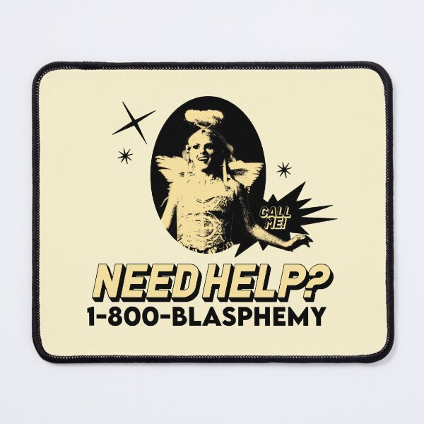 Item preview, Yellow Blasphemy Poster Meg Smith designed and sold by Morton Designs.