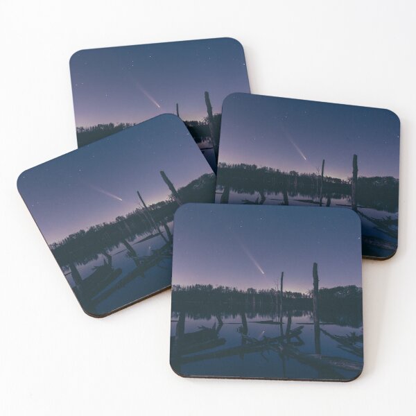 Item preview, Comet Tsuchinshan–ATLAS Reflected in Lake designed and sold by Amy Mitchell.