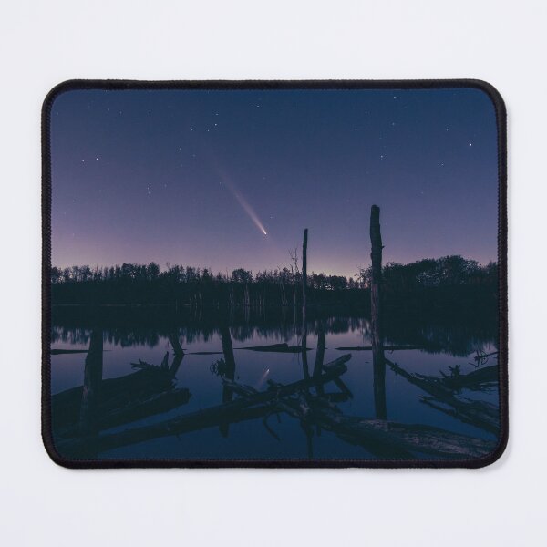 Item preview, Comet Tsuchinshan–ATLAS Reflected in Lake designed and sold by Amy Mitchell.